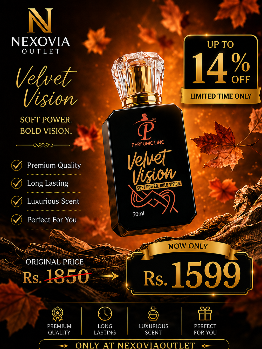 Velvet Vision Perfume (50ml)