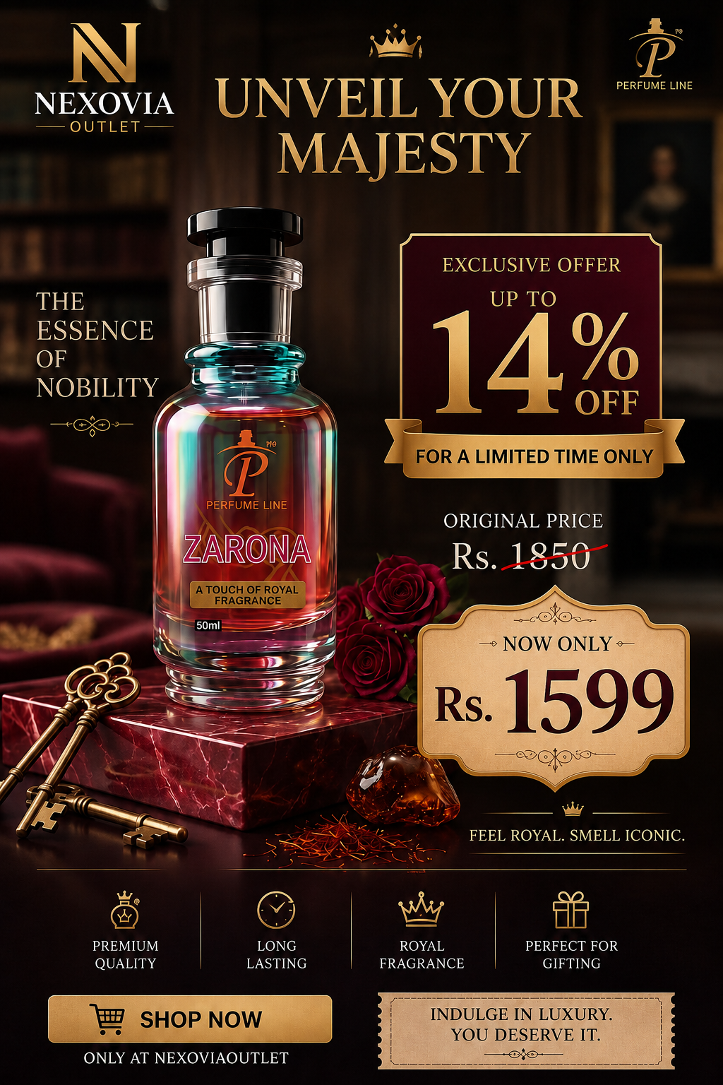 Zarona Perfume (50ml)